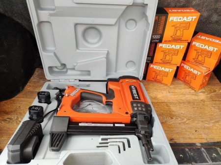 Монтажный пистолет газовый Hybest GSR40A (90 Дж, 15-40 мм)