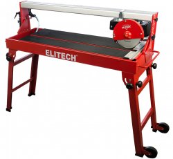 Плиткорез Elitech ПЭ 800/62Р (диск 200 мм, стол 700x400 мм)