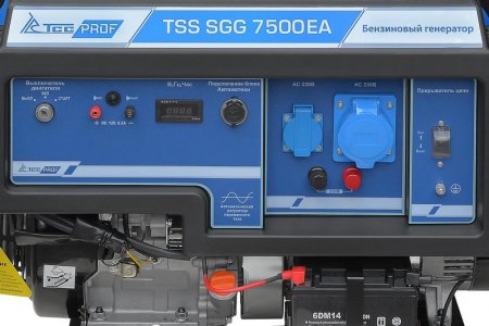 Бензиновый генератор TSS SGG 7500EA (7,5 кВт)