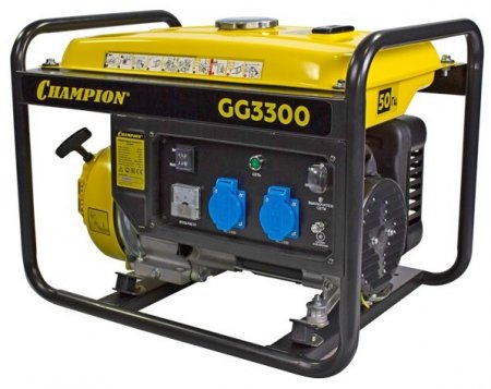 Бензиновый генератор Champion GG3300 (2,6 кВт)