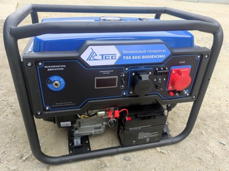 Бензиновый генератор TSS SGG 8000EH3NU (7,8 кВт 220В, 7,8 кВт 380В)