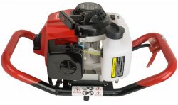 Мотобур Elitech БМ 70В (шнек диаметр 100, 150, 200, длина 800+удлинитель 400 мм)